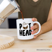 Carregar imagem no visualizador da galeria, Pot Head Personalized Mug, Funny Coffee Lover Gift With Custom Name
