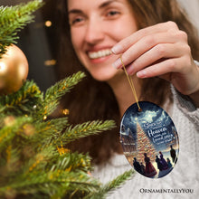 Load image into Gallery viewer, Stars are Openings in Heaven Ornament, Victorian Christmas Remembrance Keepsake