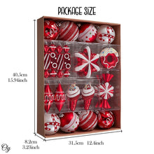 Carregar imagem no visualizador da galeria, Sweets and Candy Theme Christmas Ornament Bundle, Assorted 60 Bauble off Candies, Ice Cream, Donut, and Glittery Round Balls