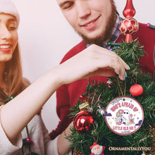 Load image into Gallery viewer, Who's Afraid of Little Old Me Quote Ornament, Cute Trendy Christmas Gift