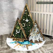 Carregar imagem no visualizador da galeria, World Landmark Christmas Tree Skirt