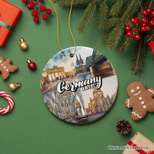 Cargar imagen en el visor de la galería, Artistic Germany Landmarks Ornament, Bavarian Heritage and Culture Christmas Gift and Travel Souvenir