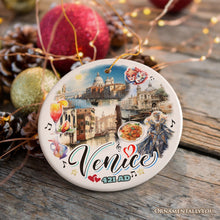 Load image into Gallery viewer, Artistic Venice Unique Cultural Christmas Ornament, Vintage Italy Gift and Keepsake Souvenir