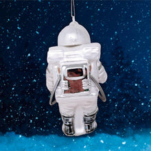 Load image into Gallery viewer, Astronaut Glass Christmas Ornament