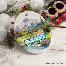 Load image into Gallery viewer, Banff National Park Paradise Ornament, Canada’s Natural Wonders Traveler Souvenir