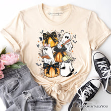 Carregar imagem no visualizador da galeria, Cute Ghost Teacher Halloween T-Shirt, Retro Boo Spooky School Tee