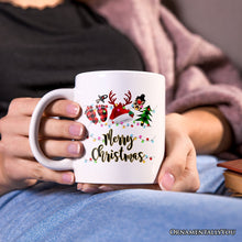 Carregar imagem no visualizador da galeria, Personalized Mug Baby Christmas Buffalo Plaid Gift
