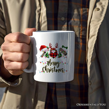Carregar imagem no visualizador da galeria, Personalized Mug Gym Buffalo Plaid Christmas, Personal Trainer Gift