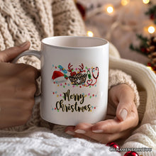Carregar imagem no visualizador da galeria, Personalized Mug Plaid Nurse Christmas, Gift for Medical Assistants and Hospital Technicians