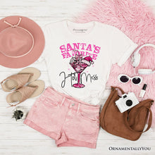 Carregar imagem no visualizador da galeria, Santa’s Favorite Hot Mess T‑Shirt, Pink Martini Retro Disco Christmas Tee