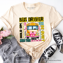 Carregar imagem no visualizador da galeria, School Bus Driver T-Shirt, Funny Back to School Occupation Tee