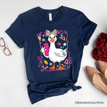 Cargar imagen en el visor de la galería, Coquette Teacher Goose T-Shirt, Funny Classroom Tee for Educators