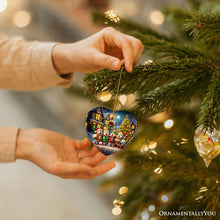 Load image into Gallery viewer, Delightful Victorian Chicken Carolers Ornament, Cozy Christmas Tree Decor