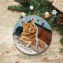 Load image into Gallery viewer, Dog Memorial Personalized Picture Ornament
