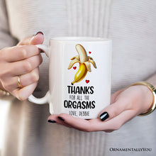 Carregar imagem no visualizador da galeria, Funny Personalized Mug For Boyfriend, Thanks For All The Good Times From Girlfriend Valentine Day Gift With Custom Name