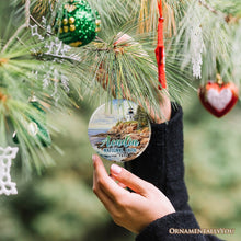 Carregar imagem no visualizador da galeria, Majestic Acadia National Park Artwork Ornament, Travel Souvenir and Christmas Gift