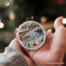 Carregar imagem no visualizador da galeria, Monterey Beach Artistic Christmas Ornament, California Coastal Marine Life Decoration