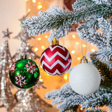 Load image into Gallery viewer, Unique and Sparkling Christmas Bauble Set of 30, Holiday Tree Set