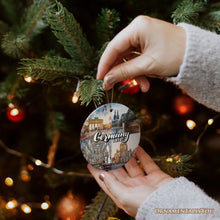 Cargar imagen en el visor de la galería, Artistic Germany Landmarks Ornament, Bavarian Heritage and Culture Christmas Gift and Travel Souvenir