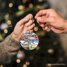 Load image into Gallery viewer, Artistic Slovakia Landmarks Ornament, Slavic Heritage and Culture Christmas Gift and Bratislava Travel Souvenir