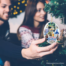 Carregar imagem no visualizador da galeria, Artistically Majestic Iceland Landmarks Ornament, Cultural Norse and Viking Christmas Gift and Reykjavik Souvenir