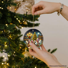 Load image into Gallery viewer, Delightful Victorian Chicken Carolers Ornament, Cozy Christmas Tree Decor