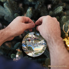 Carregar imagem no visualizador da galeria, Hilton Head Island Christmas Ornament, South Carolina Coastal Resort Decoration
