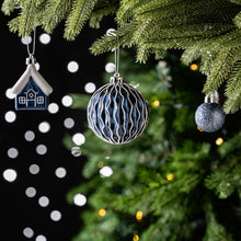 Carregar imagem no visualizador da galeria, Premium Christmas Ornament Eclectic Bundle Set, 60 Glitter Filled Baubles, Homes, Star Charms