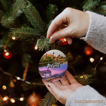Carregar imagem no visualizador da galeria, Vibrant Poland Cultural Heritage Ornament, Eastern European Landmarks Christmas Gift and Warsaw Souvenir