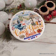 Load image into Gallery viewer, Coast Guard Heritage Christmas Ornament, Massachusetts Souvenir and Gift
