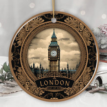 Load image into Gallery viewer, Vintage Victorian Style Big Ben Ornament, London Traveler Souvenir