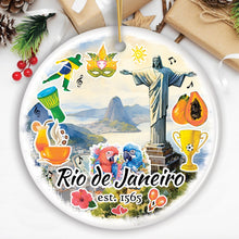 Load image into Gallery viewer, Cultural Rio de Janeiro Art Ornament, Brazil Landmarks Souvenir Gift