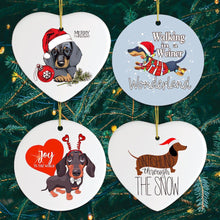 Load image into Gallery viewer, Dachshund Christmas Ornament Bundle