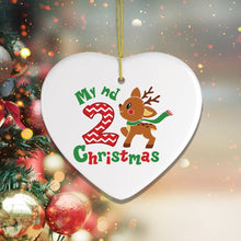 Carregar imagem no visualizador da galeria, My 2nd Christmas Baby Fawn Ornament