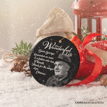 Cargar imagen en el visor de la galería, Clarence the Angel Dear George Quote Christmas Tree Ornament, Wonderful Life Gift