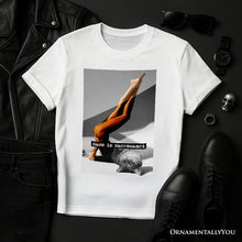 Load image into Gallery viewer, Sass is Sacrosanct Concept Art Graphic T-Shirt, Sexy Cat Woman Black and White Streetwear Tee