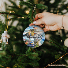 Carregar imagem no visualizador da galeria, Panama City Beach Tropical Paradise Ornament, Florida Coastal Christmas Gift and Souvenir