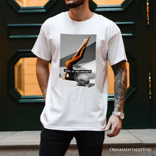 Load image into Gallery viewer, Sass is Sacrosanct Concept Art Graphic T-Shirt, Sexy Cat Woman Black and White Streetwear Tee