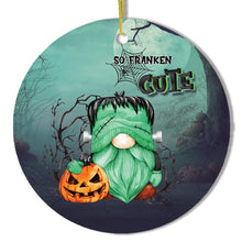 Carregar imagem no visualizador da galeria, Frankenstein Gnome Halloween Theme Ornament