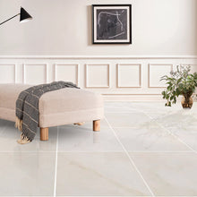 Load image into Gallery viewer, French Vanilla Cream Arizona Marble Floor and Wall Tile - Livfloors Collection