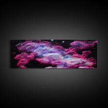 Load image into Gallery viewer, Beautiful Universe Space Art, Galaxy Print, Bubblegum Pink Art, Framed Canvas Print, Framed Wall Art