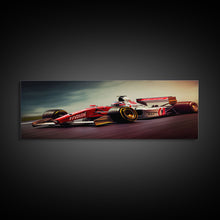 Carregar imagem no visualizador da galeria, Formula 1 wall art print Motivation office wall decor Formula one car poster Modern living room home decor F1 Large framed canvas gifts