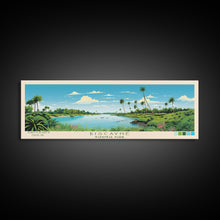 Load image into Gallery viewer, Biscayne National Park, Panoramic Florida Travel Art, National Park Print, Minimalist Travel Art, Midcentury Modern Style Landscape