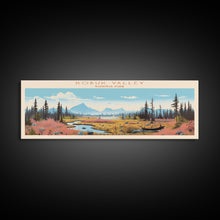 Load image into Gallery viewer, Kobuk Valley National Park, Panoramic Alaska Travel Art, National Park Print, Minimalist Travel Art, Midcentury Modern Style Landscape