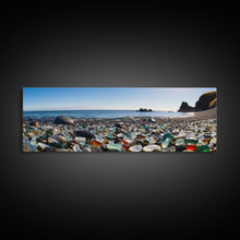 Carregar imagem no visualizador da galeria, Panoramic of Glass Beach California, Extra Large Wall Art, Panoramic Wall Art, Panoramic Landscape Print, Landscape Photography