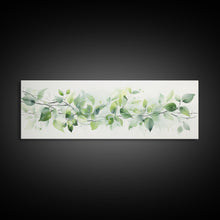 Load image into Gallery viewer, Botanical Art Print - Framed Canvas Print - Eucalyptus Art - Garden Print - Large Gallery Wrap Ready To Hang Wall Art, Optional Frame