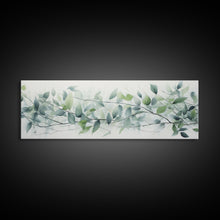 Load image into Gallery viewer, Botanical Art Print - Framed Canvas Print - Eucalyptus Art - Garden Print - Large Gallery Wrap Ready To Hang Wall Art, Optional Frame