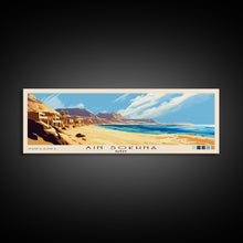 Carregar imagem no visualizador da galeria, Ain Sokhna, Egypt Panoramic Print, Vacation Gift, Egypt Wall Art, Beach Painting, Beach Decor, Large Wall Art, Wood Frame Art