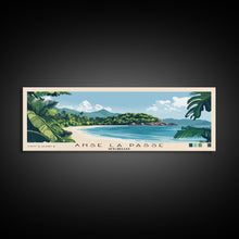 Load image into Gallery viewer, Anse La Passe, Seychelles Panoramic Print, Vacation Gift, Seychelles Wall Art, Beach Painting, Beach Decor, Beach Or Lakehouse Art