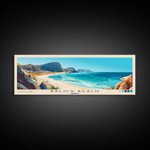 Carregar imagem no visualizador da galeria, Balos Beach, Greece Panoramic Beach Print, Vacation Gift, Greece Wall Art, Beach Painting, Beach Decor, Beach Painting